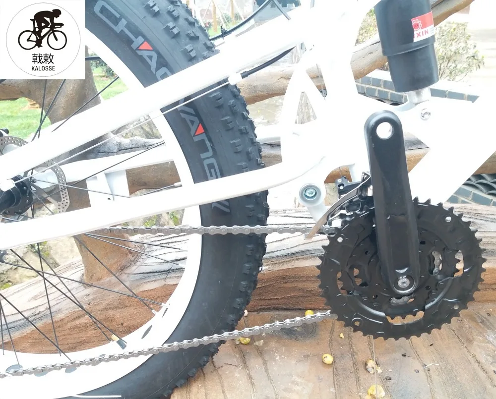 Sale Kalosse  soft-tail frame  beach  bike  26*4.0 tires  17 inch Hydraulic brakes    M310   Snow bike  24 speed 8