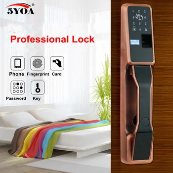 

Automatic Fingerprint Lock Home Security Door Smart Lock Electronic Door Lock Fingerprint Identification Swipe Lock