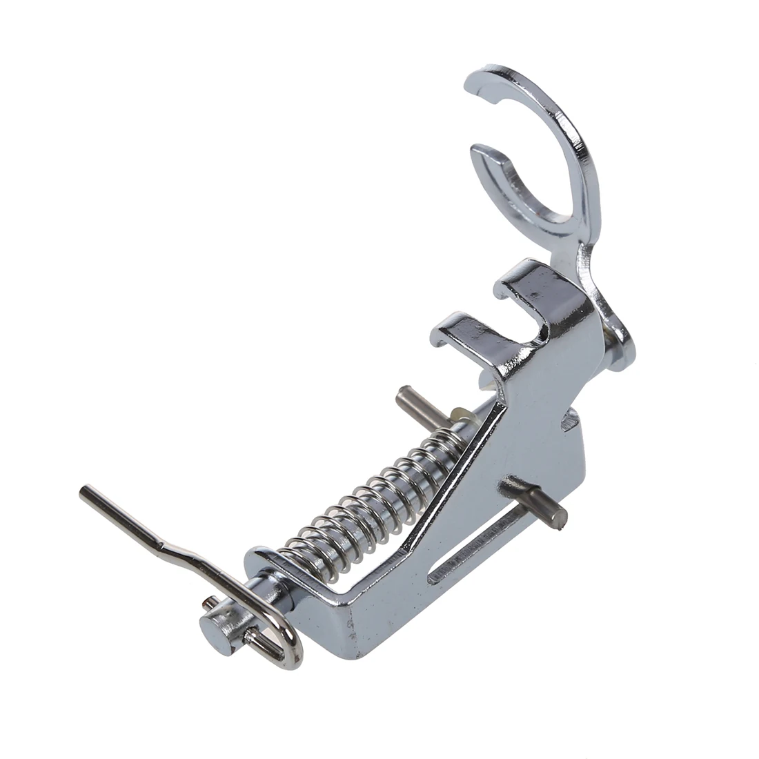 Domestic Open Toe Metal Quilting Embroidery Presser Foot Silverin