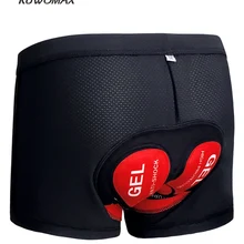 Kuwomax ciclismo jérsei men mountain mtb shorts pro 5d gel almofada à prova de choque ciclismo underpant para 9d gel bicicleta roupa interior