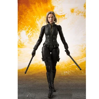 

Apaffa 15cm The the Avengers Infinity War Black Widow PVC Action Figure Model Black Widow Action Figure Model Toys For Children