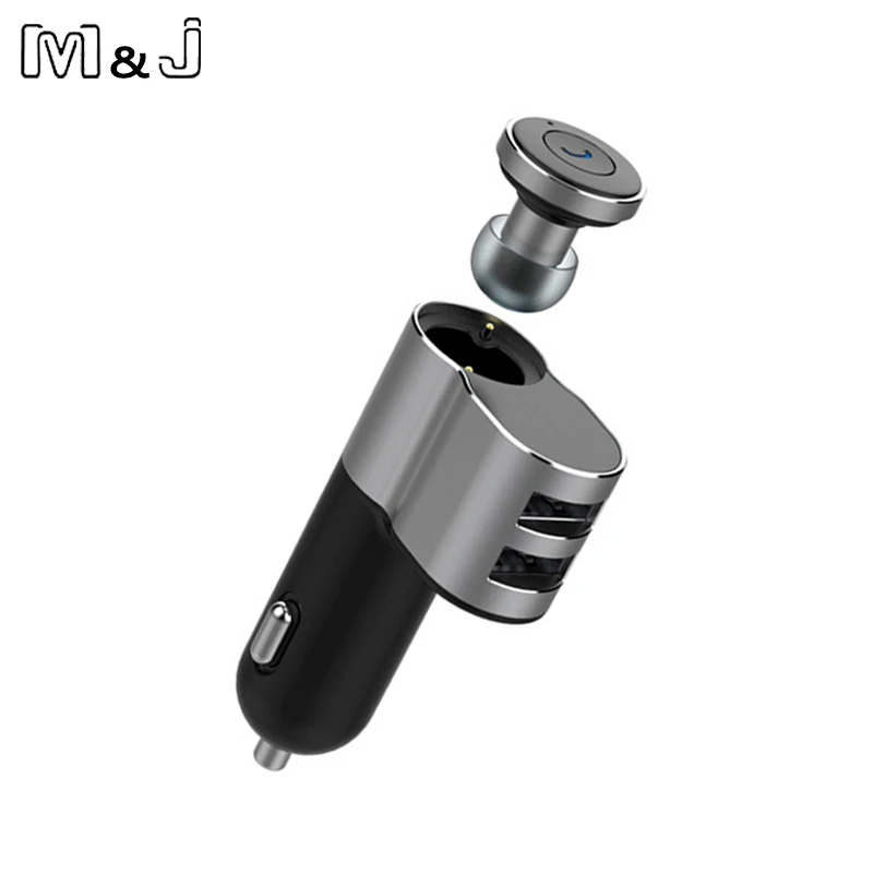 M&J Mini Stereo Car Bluetooth Headset Wireless Earphone Bluetooth