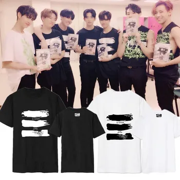 

Kpop GOT7 2017 MY SWAGGER Album Shirts Hip Hop Casual Cotton Clothes Tshirt T Shirt Short Sleeve Tops T-shirt DX492