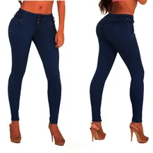 S-XXL обтягивающие брюки-карандаш с высокой талией, женские сексуальные джинсы, Стрейчевые облегающие брюки