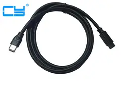 10 шт./черный IEEE 1394 Firewire 800 к Firewire 400 кабель, 9 Pin/6 Pin Мужской/мужской 6 футов
