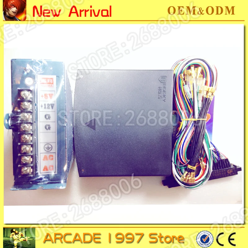 

Pandora with jamma harness +power supply VGA/CGA output for LCD/CRT 520 in 1 game board arcade jamma boards