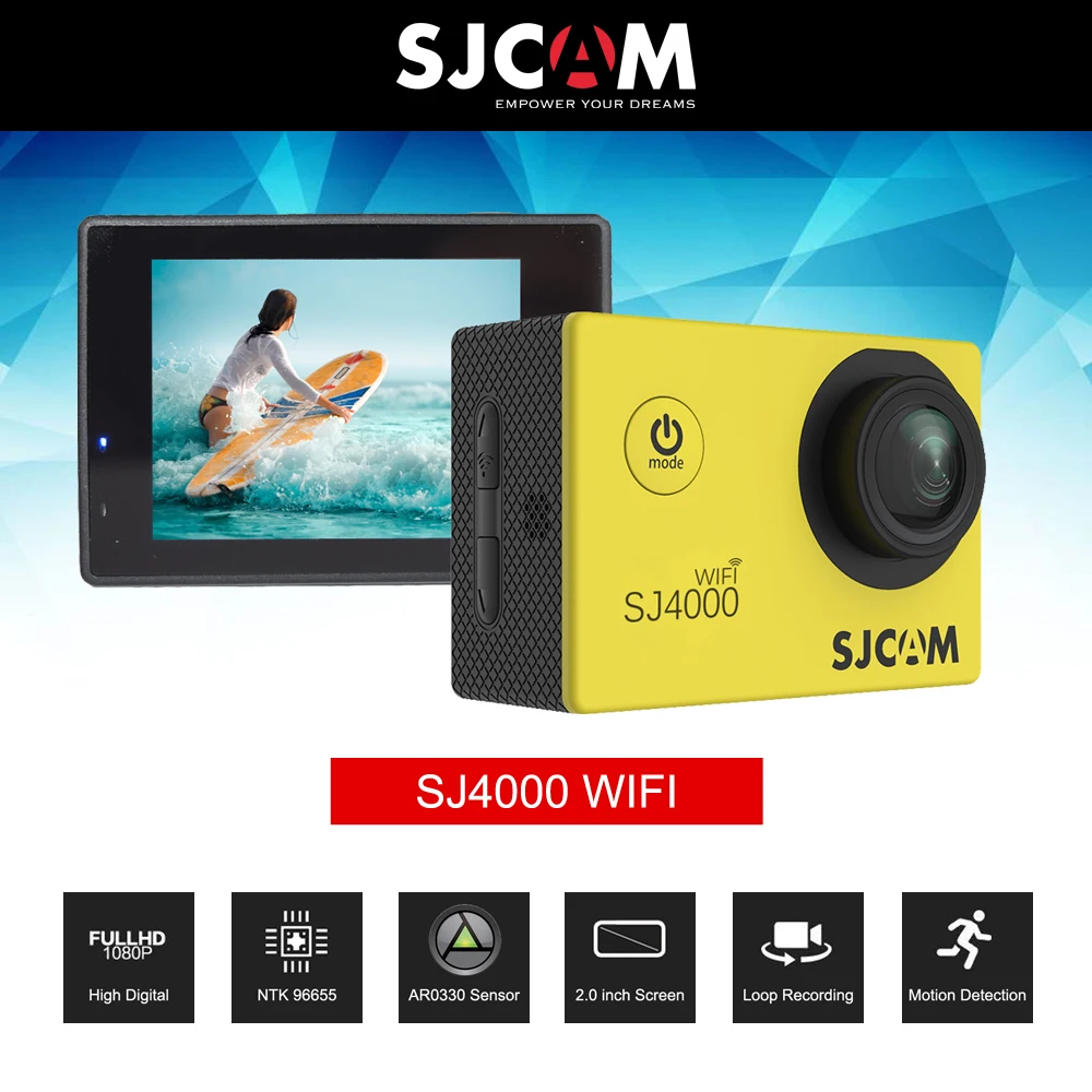 Новые оригинальные SJCAM SJ4000 Wi Fi/SJ4000 2 0 ЖК дисплей Экран экшн Камера обновления SJ CAM