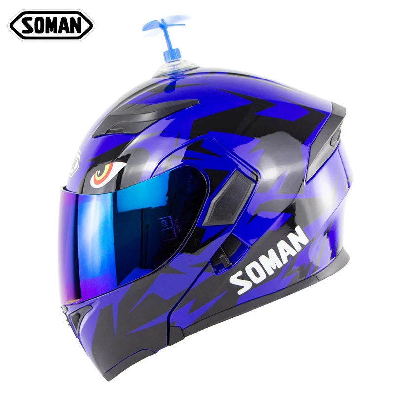 

Double Lens Motorcycle Helmets Model K5 Flip up Motorbike Capacetes Casco DOT SOMAN 955 SkyEye ECE Knight Full Helmet