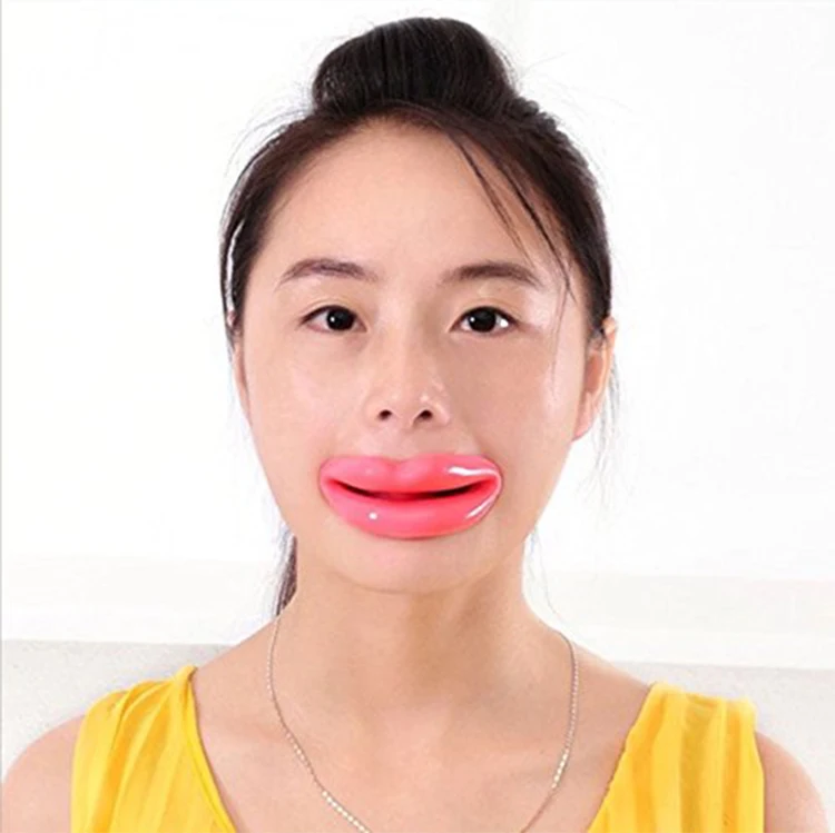 Make Up силиконовая резина Maquiagem массаж лица-аппарат для лифтинга стройнее рот Утяжелитель мышц против старения морщин Красота