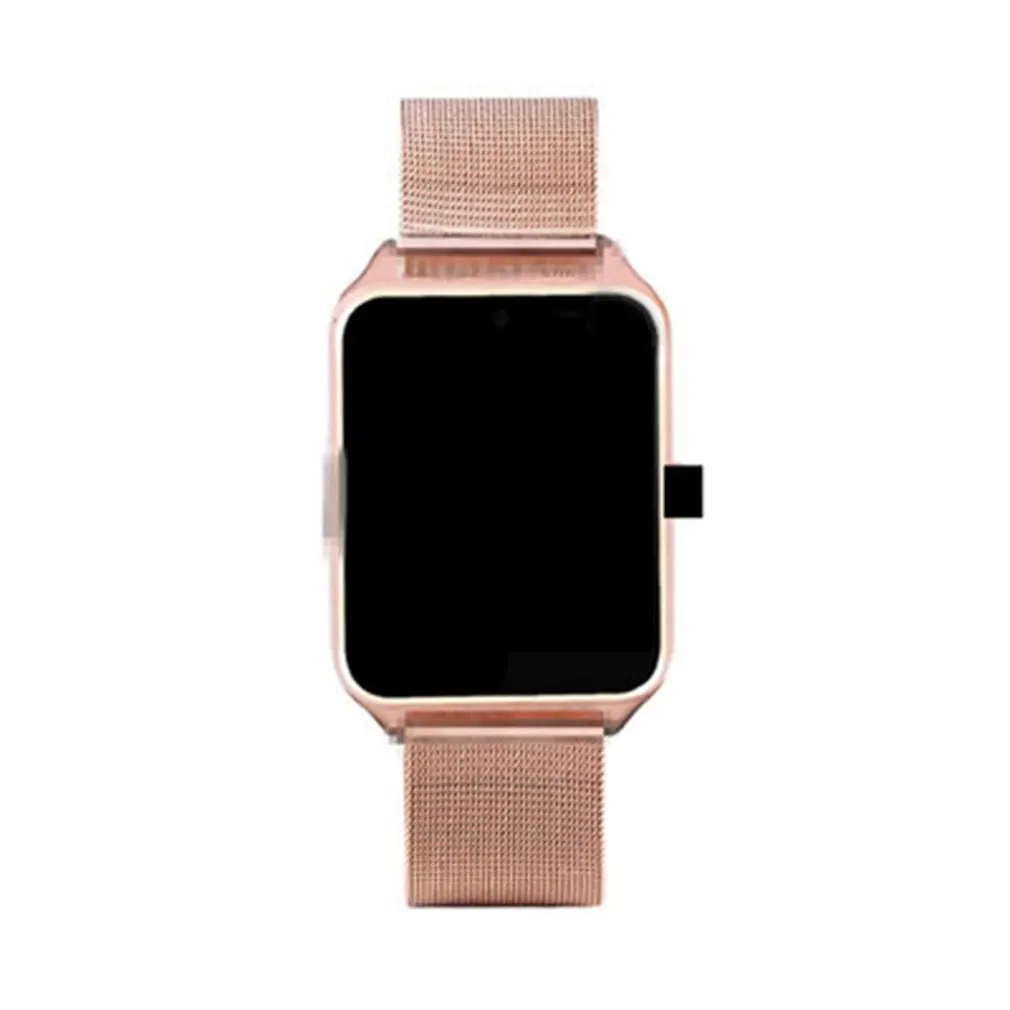 

Z60 Smart Watch Bluetooth Camera Support SIM/TF Card Stainless Steel Watch Strap Pedometer Sports Wristwatch