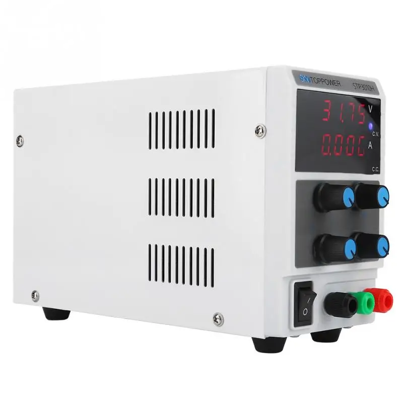 

SKYTOPPOWER STP3010H US Plug Regulated DC Power Supply DC0~30V 0~10A 4-digit Display Input 110V with Power Cable