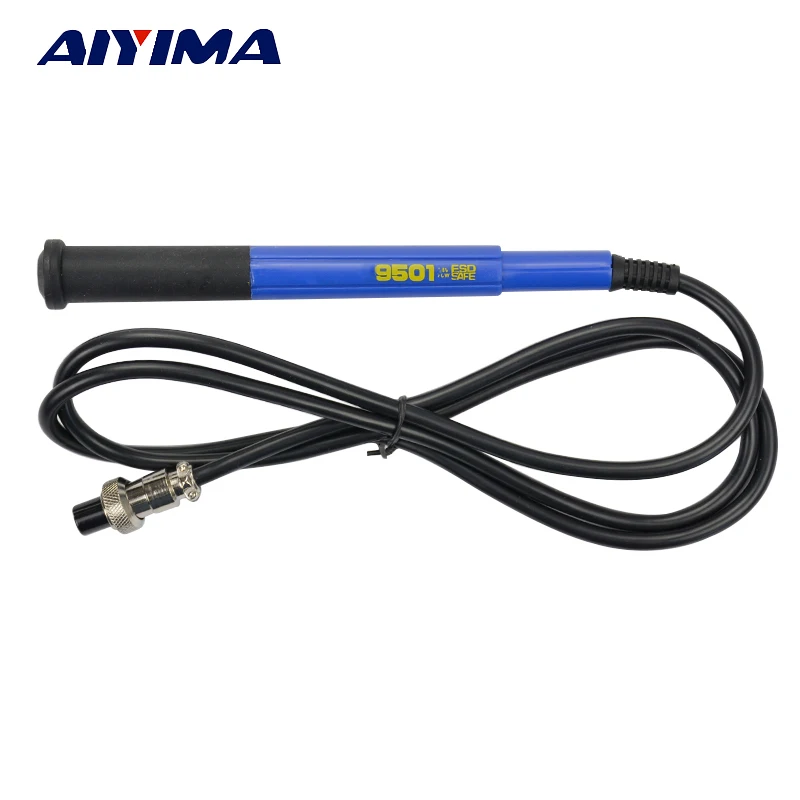 

AIYIMA Modified FX-9501 Handle For T12 Oled Digital Display Soldering Station Silicone Line Handle DIY