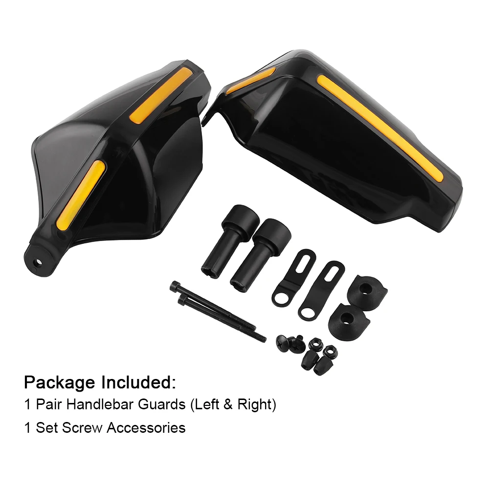 

1Pair Motorcycle Hand Guards 7/8" Handlebar Handguard Handle Protector Bike Brush Wind Guard HandGuards Protection Gear