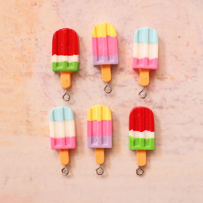 

Ice Cream With Hook Charms For Slime DIY Polymer Filler Addition Slime Accessories Toys Lizun Modeling Clay Kit for Children