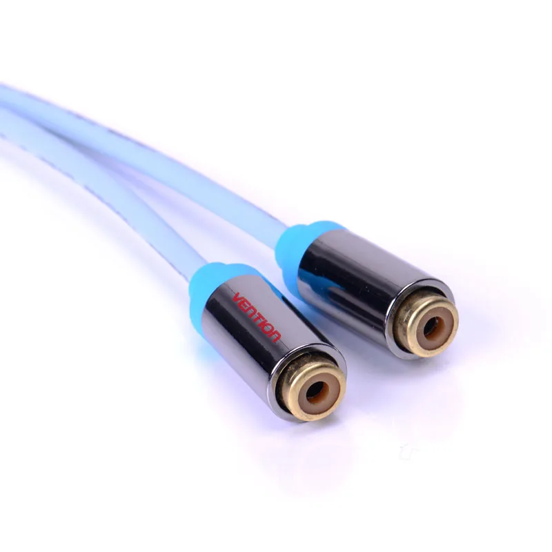 Vention 3 5 мм к RCA аудио кабель мужчин и женщин стерео aux синий 0 м 2 jack Кабели для