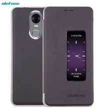 Оригинал Ulefone Тигр телефона Чехол протектор В виде ракушки Горизонтальные Флип Смарт кожаный чехол с идентификатором вызывающего абонента Дисплей