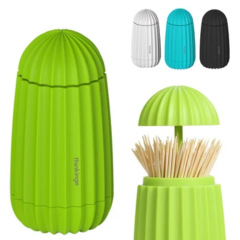 

Cactus Shaped Automatic Toothpick Holder Container Household Table Toothpick Storage Box Toothpick Dispenser Portable