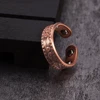 Vinterly Magnetic Pure Copper Rings for Men Women Vintage Health Energy Cuff Adjustable Wedding Bands Ring Arthritis Pain Relief ► Photo 2/6