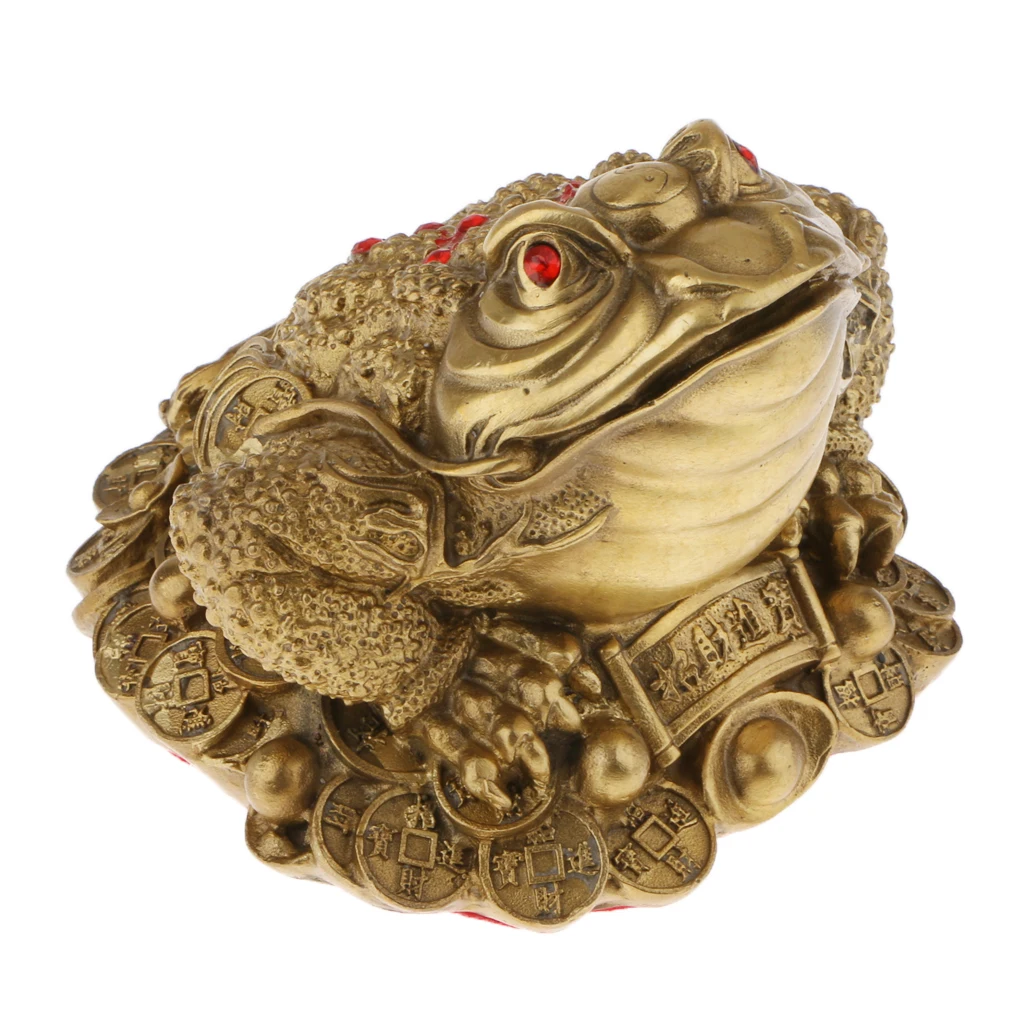 

3 Legged Feng Shui Chan Chu Money LUCKY Fortune Wealth for Frog Toad Home Shop Countertop Lucky Gifts