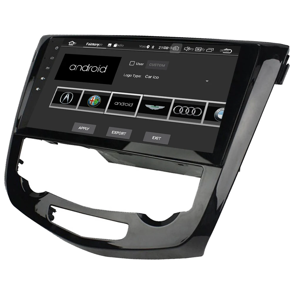 Top KLYDE 10.1" 4G Octa Core Android 8 7.1 4GB+32GB Car DVD Multimedia Player For Nissan Qashqai X-Trail AT 2013 2014 2015 2016 2017 2