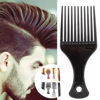 

2 Colors Portable Men Oil Hair Hairdressing Comb Wide Large Tooth Long Handle Hairstyle Comb