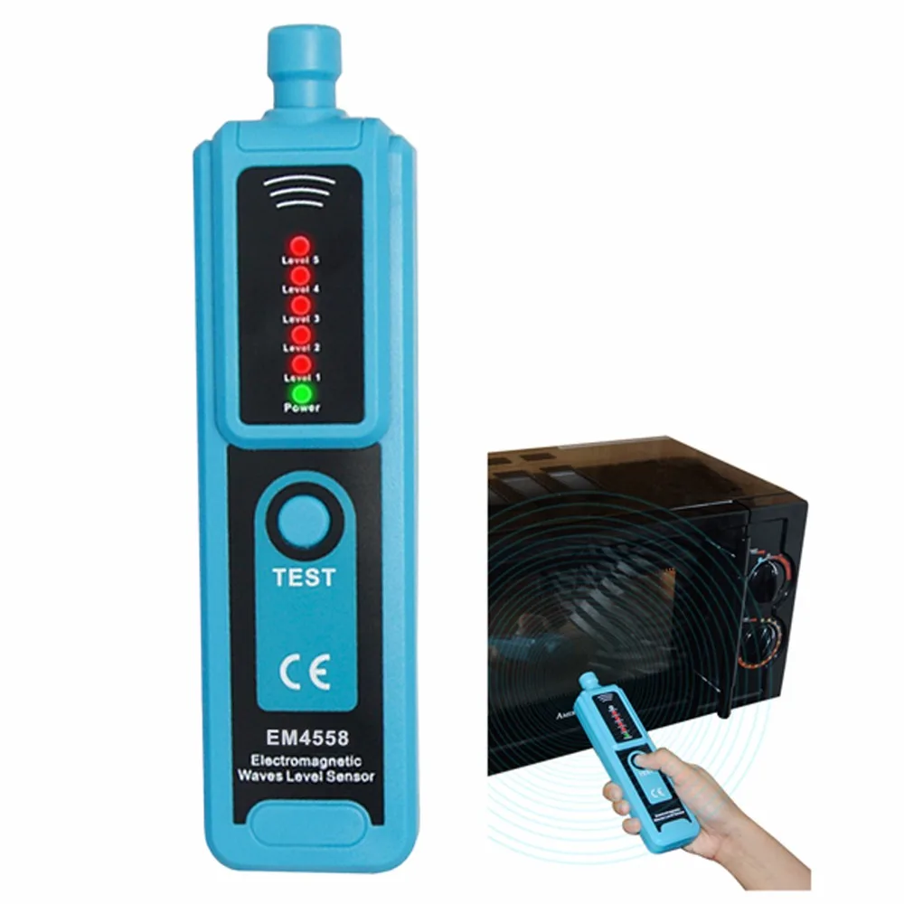 

EMF Tester Waves Level Sensor Electromagnetic 15mA-90mA Curent Strength Sensor Radio Mobile Phone Oven LED Indicator