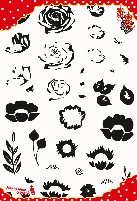 Flower Transparent Clear Stamp / Silicone Seals for DIY scrapbooking photo album/Card Making | Канцтовары для офиса и дома