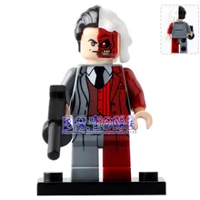 DR TONG Single Sale PG188 DC Super Heroes Two Face Building Blocks Bricks Action Diy Toys
