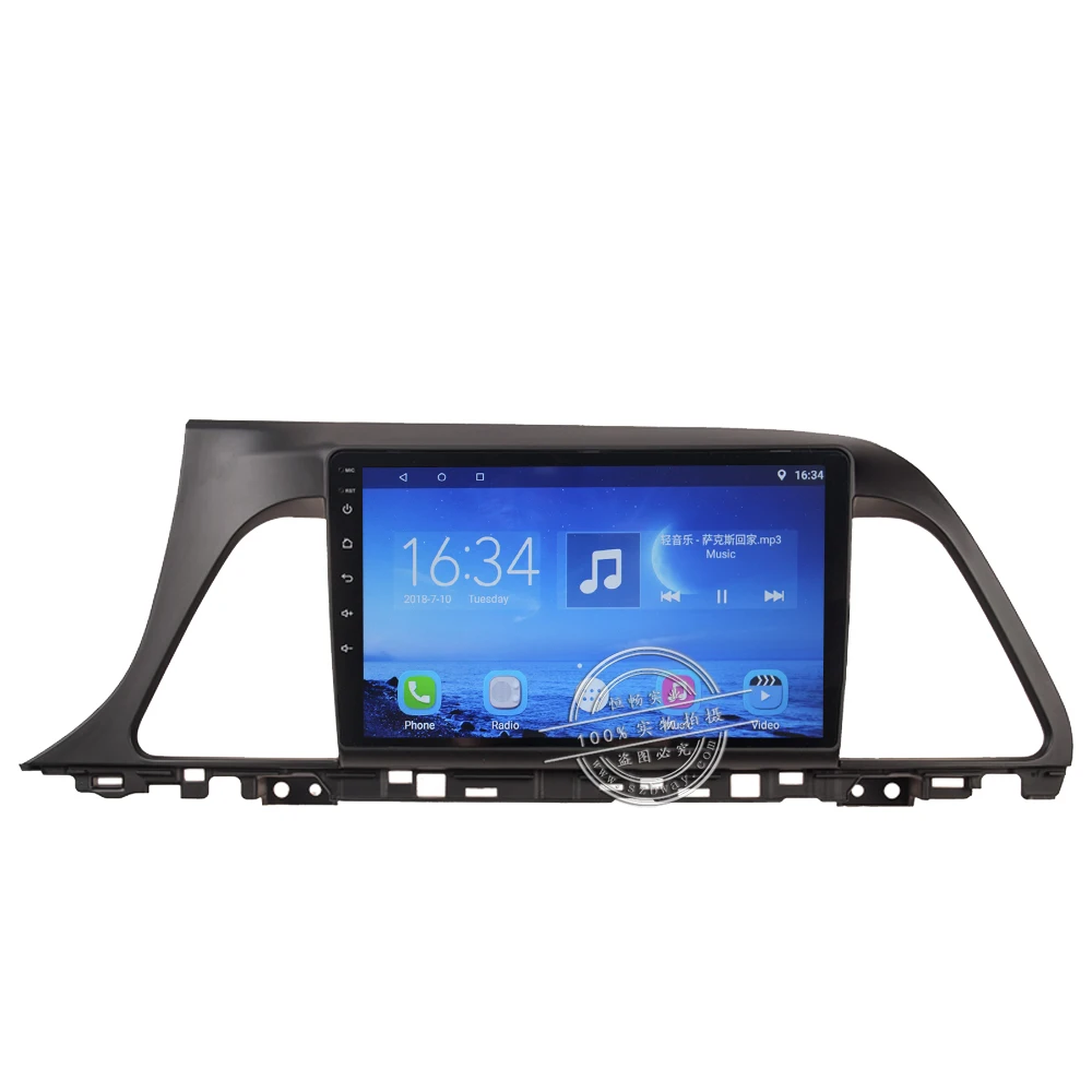 Discount Bway 9" Car radio for Hyundai Sonata 9th 2016 Quadcore Android 7.0.1 car dvd player gps navi with 1 G RAM,16G ROM 1