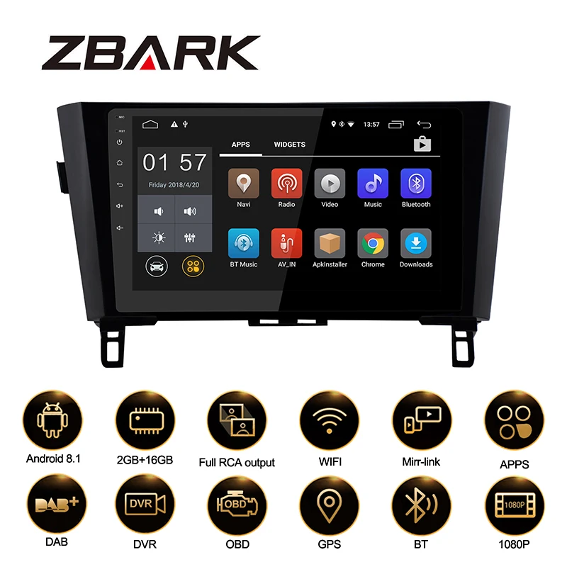 Top Car Radio Multimedia Player Navigation GPS Android RAM 2G For Nissan X-Trail T32 T31 Qashqai J11 J10 YHTK0328 1