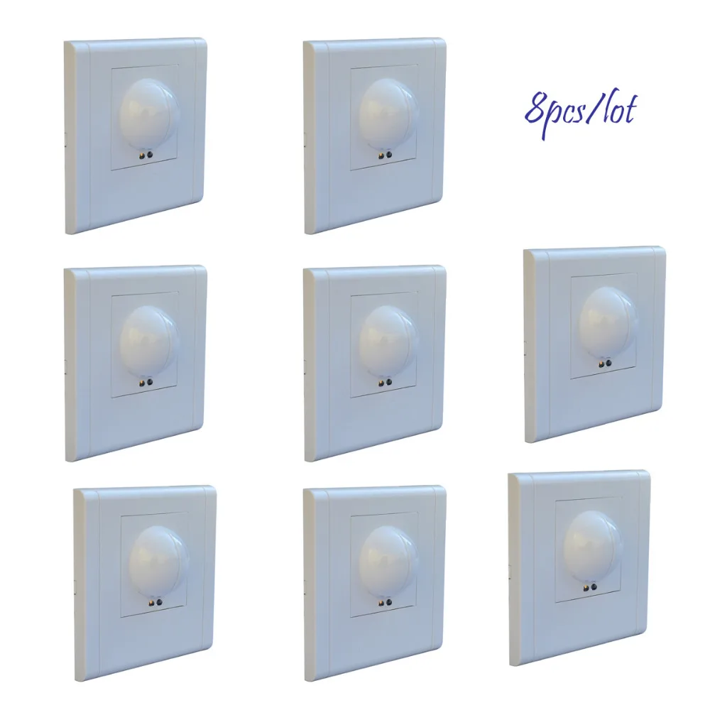 

8pcs/lot Microwave radar detector human body displacement sensing delay switch induction switch