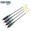 FISH KING 4 unids/pack 8g 9g 10g abeto barguzinsky boya corcho de pesca 24 cm-26 cm cobre plomo Ocean Rock boya para aparejos de pesca de carpa ► Foto 1/6