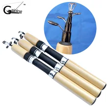 Мини-удочка для зимней подледной рыбалки, углеродистая портативная сверхжесткая ледяная рыболовная удочка мини-мачта, зимняя Рыболовная Снасть