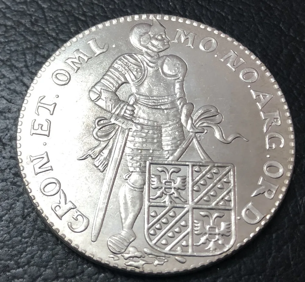 1683 Голландская республика(Гронинген и оммеланд) 1 серебряная Ducat копия монеты