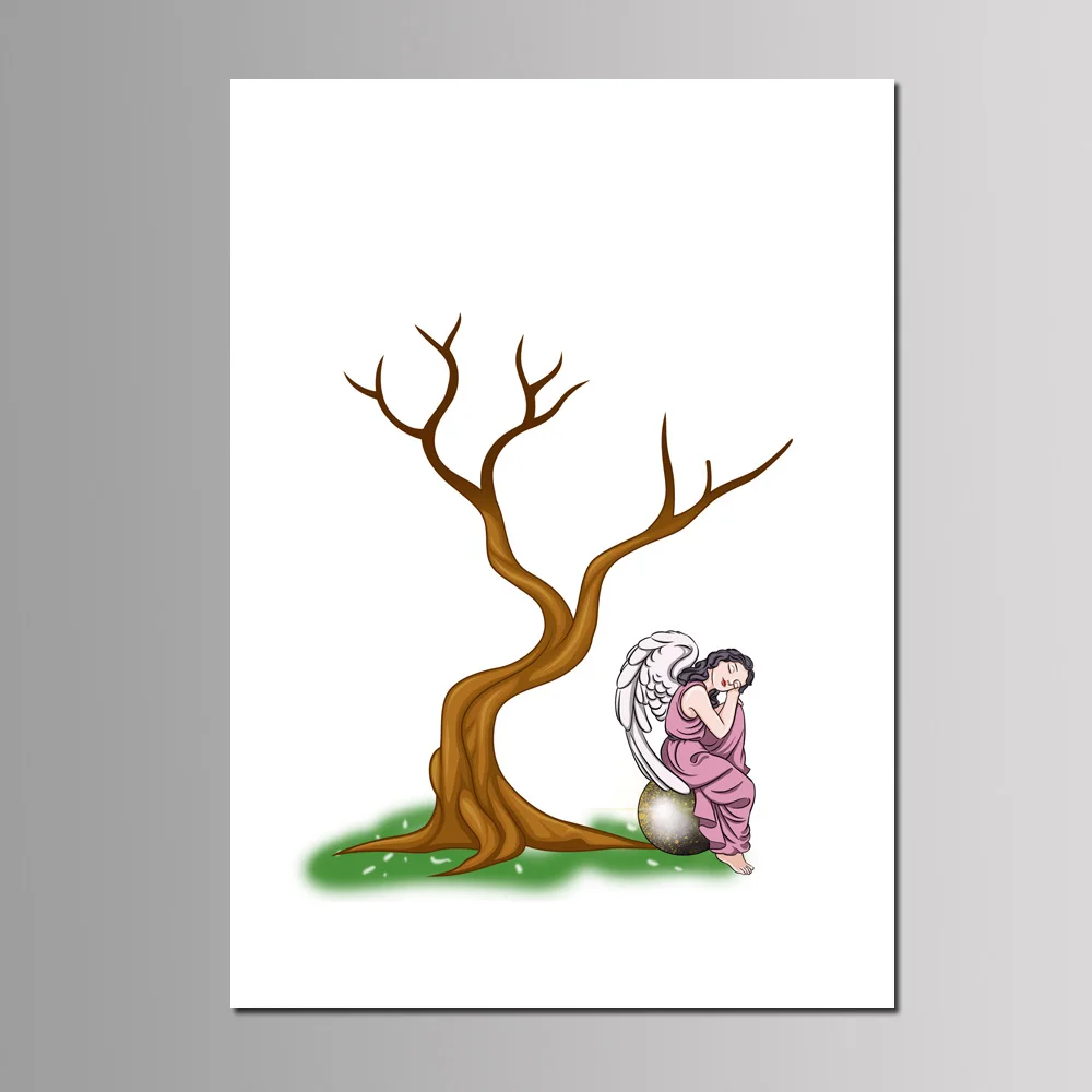 New Boy Girl Mi Primera Comunion Decoration Customized Fingerprint Guest Book DIY First Communion Souvenir Party Canvas Painting - Цвет: SC-15