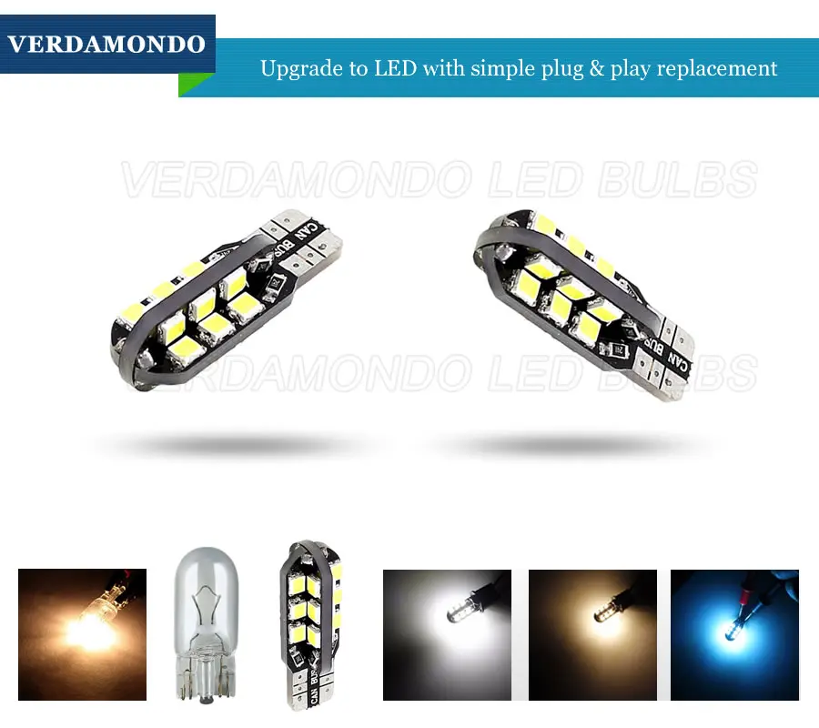 1 шт W5W T10 194 168 2835 24 SMD; Автомобильные светодиоды лампы сторона клиновидный купол чтения сигнальные лампы белый теплый белый Iceblue 12 V