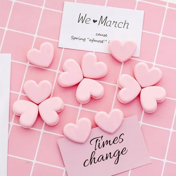 

Japanese Soft Sister Pink Love Clip Folder Office Stationery and School Supplies 5PCS/Bag