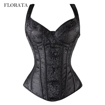 

FLORATA corset hot body shaper bustiers waist trainer corset burlesque Sexy Lingerie steampunk corset gothic clothing Corsage