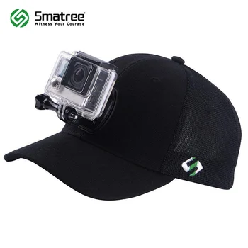 

Smatree Mesh Baseball Hat for GoPro Hero 5 Session, Hero 7/6/5/4/3+/3+ Black For Gopro hero 2018,For DJI OSMO action camera