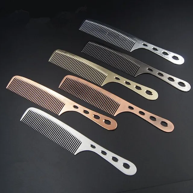 1 Pc Professional Aluminum Cricket Comb Antistatic Cutting Comb Anti