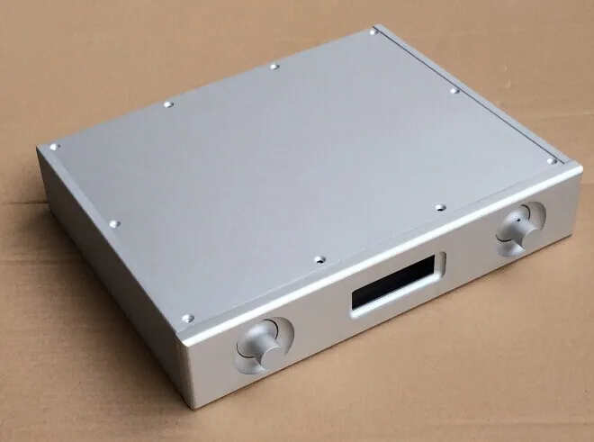 

ES9018 full aluminum amplifier chassis / DAC decoder case / AMP case Enclosure / Box DIY ( 321*62*252mm)
