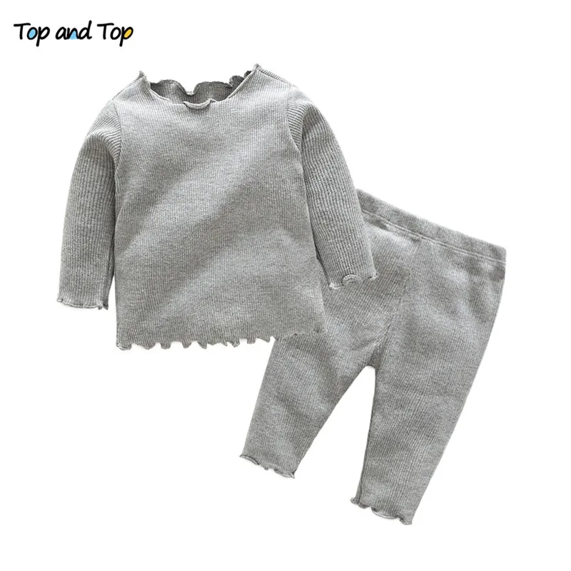 

Top and top baby girl clothes baby clothing set autumn long sleeve t shirt+pants 2pcs baby tracksuit casual baby clothes