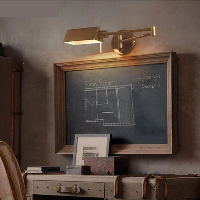 led Wall Picture light Industrial Adjustable Wall Light Antique Bronze Lamps Wrought Iron Wall Lights Rustic Wall Lamp Bedroom led Wall Picture light Industrial Adjustable Wall Light Antique Bronze Lamps Wrought Iron Wall Lights Rustic Wall Lamp Bedroom