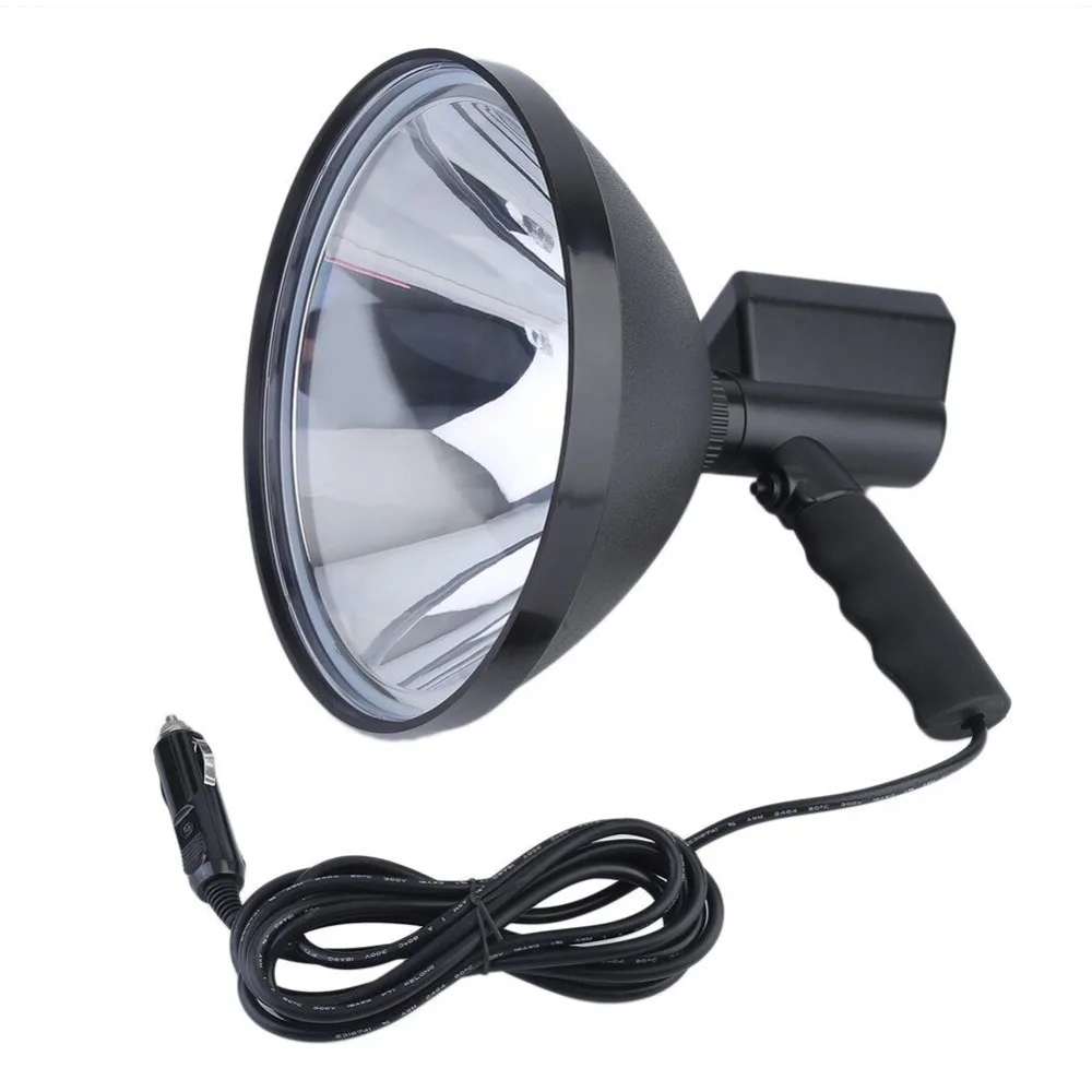 

HID Spot Light Handheld 100W 240mm Super Bright Long Range Searchlight Offroad Hunting Camping Light #280067
