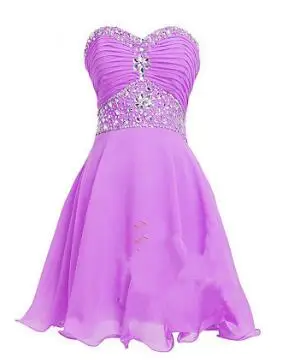 Розовый жемчуг Короткие дешевые платья для выпускного Vestidos de 15 anos Курто Милая Мини Вечерние платья 8th класс выпускной платье - Цвет: 4