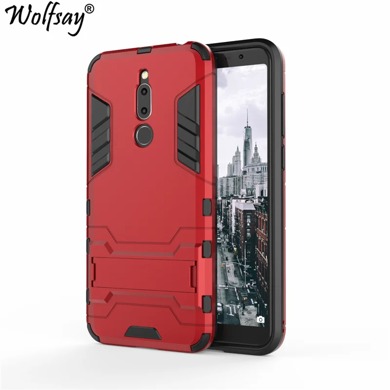 Чехол Wolfsay для Meizu M6T тонкий чехол из поликарбоната + мягкая резиновая броня 6T Fundas