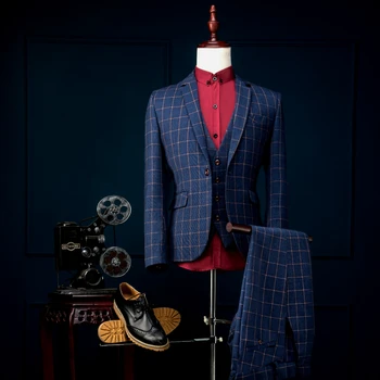 Slim Fit Groom Tuxedo 13 Styles Groomsmen Notch Lapel Wedding/Dinner Suits Best Man Bridegroom (Jacket+Pant+Vest)B351 Slim Fit Groom Tuxedo 13 Styles Groomsmen Notch Lapel Wedding/Dinner Suits Best Man Bridegroom (Jacket+Pant+Vest)B351
