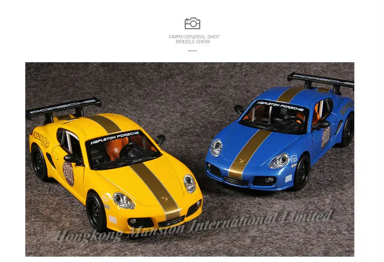 132 Diecast Car Model For ThePorsche Cayman Race (5)