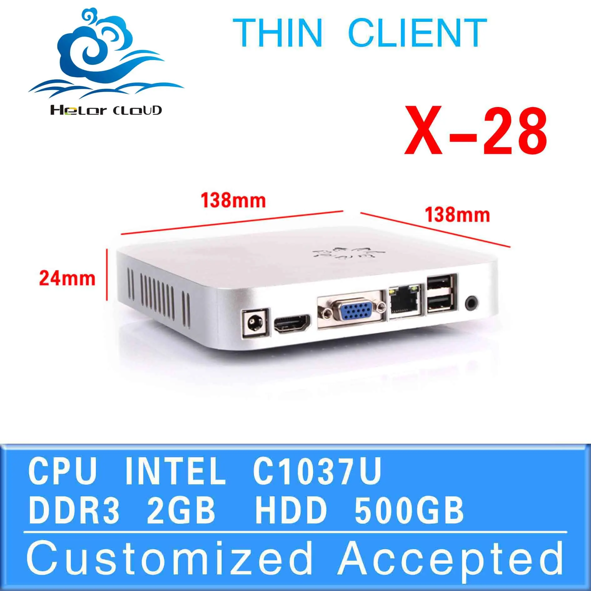 mini itx quad core notebook 3217u X28 C1037U 2G RAM 500g hdd 4*USB2.0 13.8*13.8*2.4 cm Video Resolution:1920*1080 facrory price