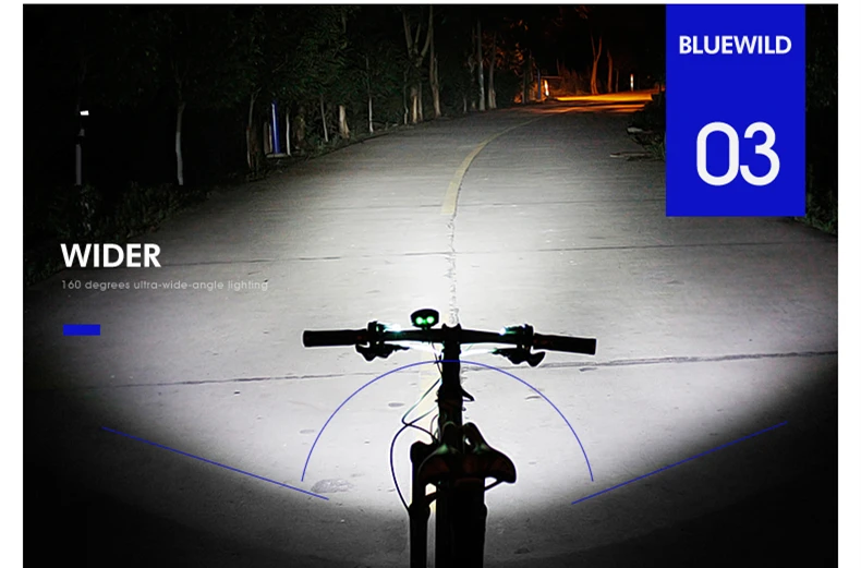 Excellent BLUEWILD M1 Waterproof Bicycle Light CREE T6 XM-L2 LED 2000 lumen Cycling Lamp Bike Light 10400mAh Power Bank Charge for iPhone 11 Excellent BLUEWILD M1 Waterproof Bicycle Light CREE T6 XM-L2 LED 2000 lumen Cycling Lamp Bike Light 10400mAh Power Bank Charge for iPhone 11